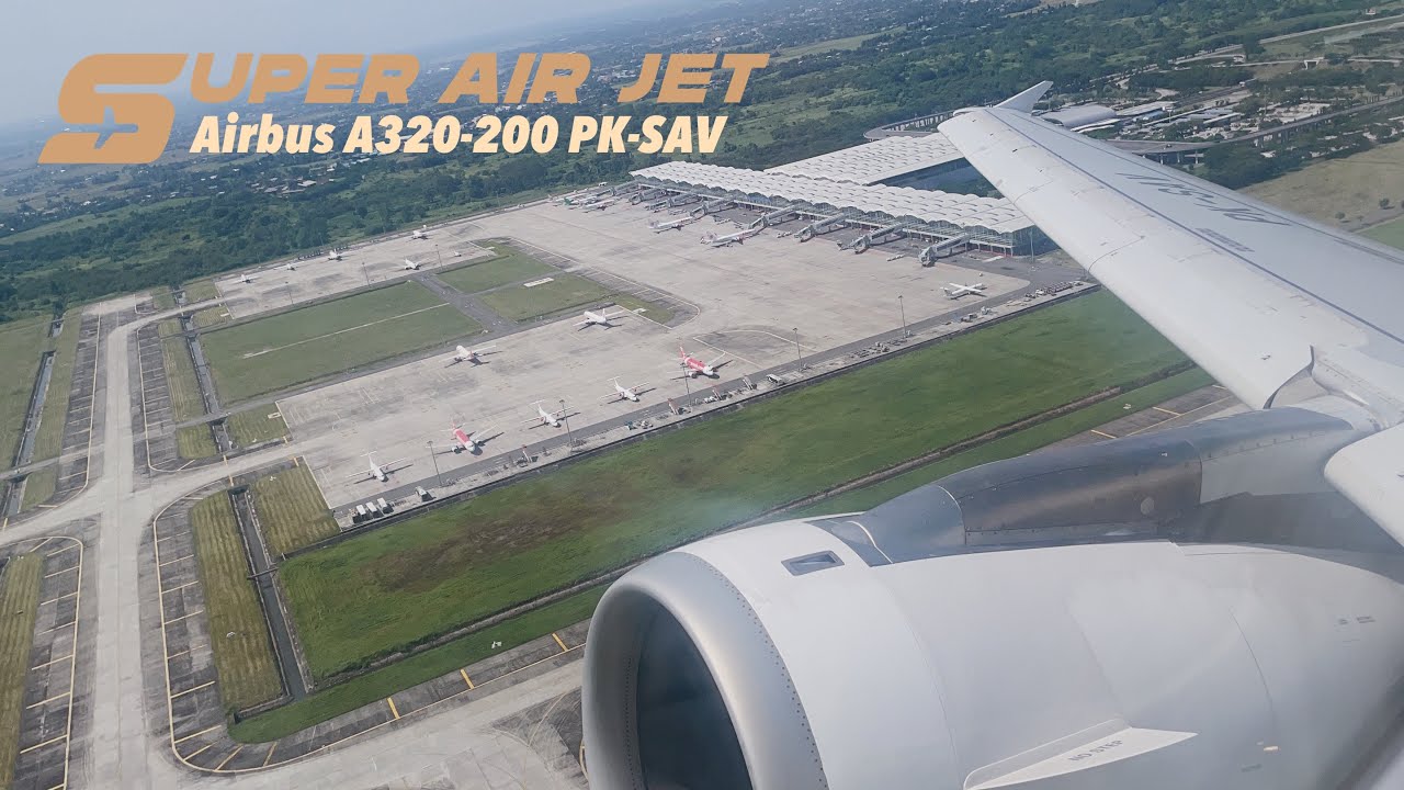 SUPER AIR JET Take off dari Bandara Kualanamu, Medan (KNO)