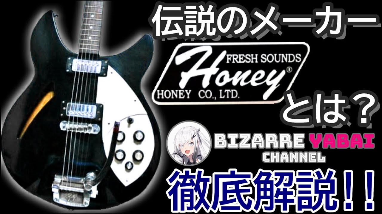 【解説】Honeyってどんなメーカーだったの？この動画で全て分かります！【ビザールギター】