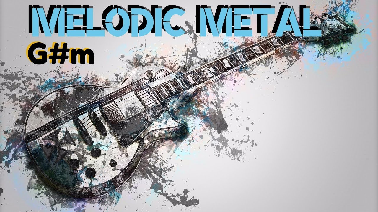Melodic Metal Backing Track - G#m