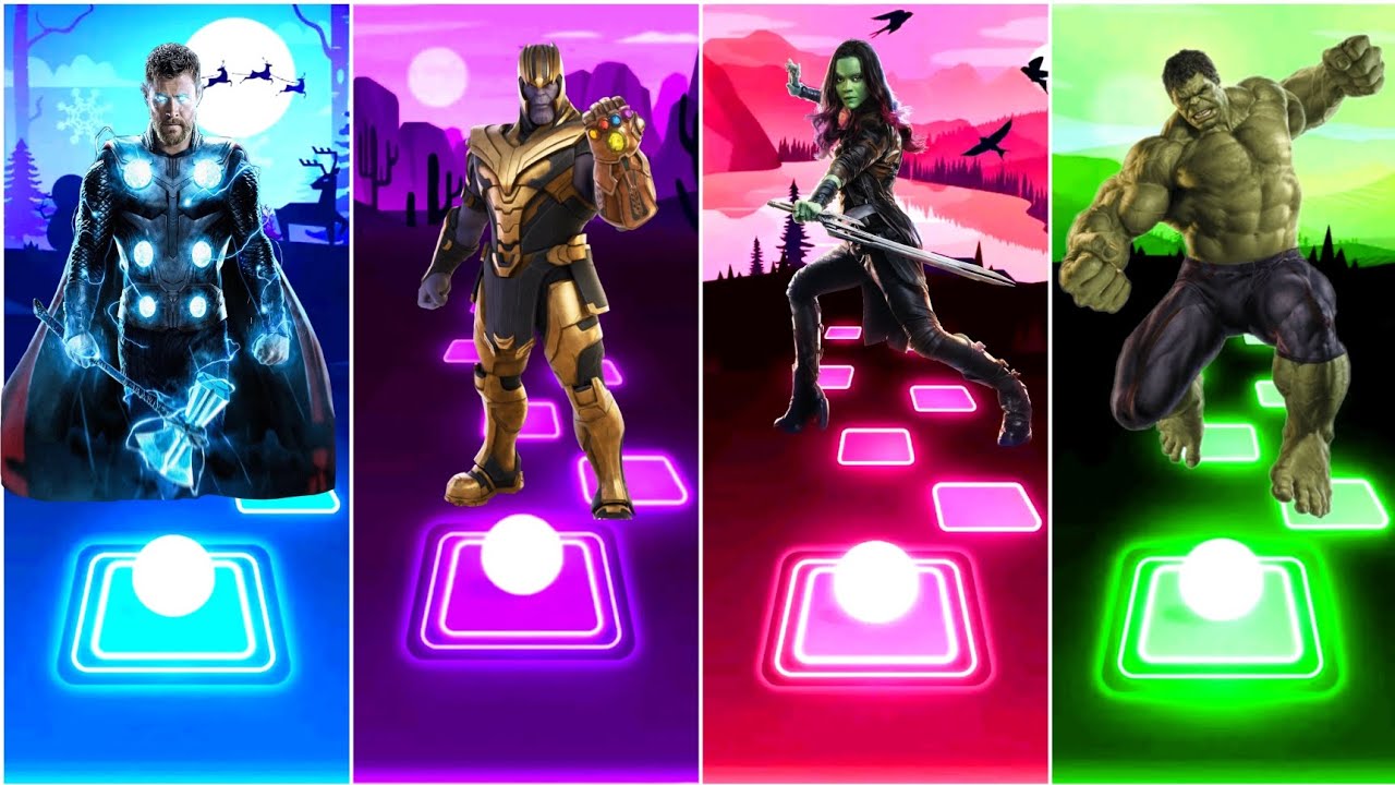 Thor VS Thanos VS Gamora VS Hulk