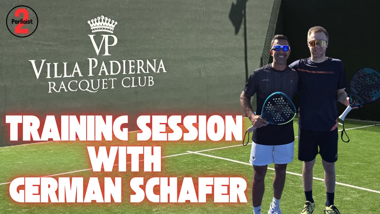 2 vs 1 Padel Drills With German Schafer | Villa Padierna Racquet Club