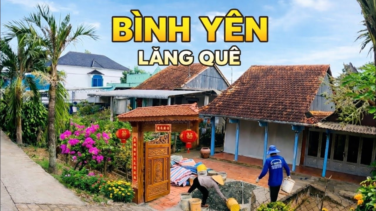 Cuộc sống mộc mạc ở quê.