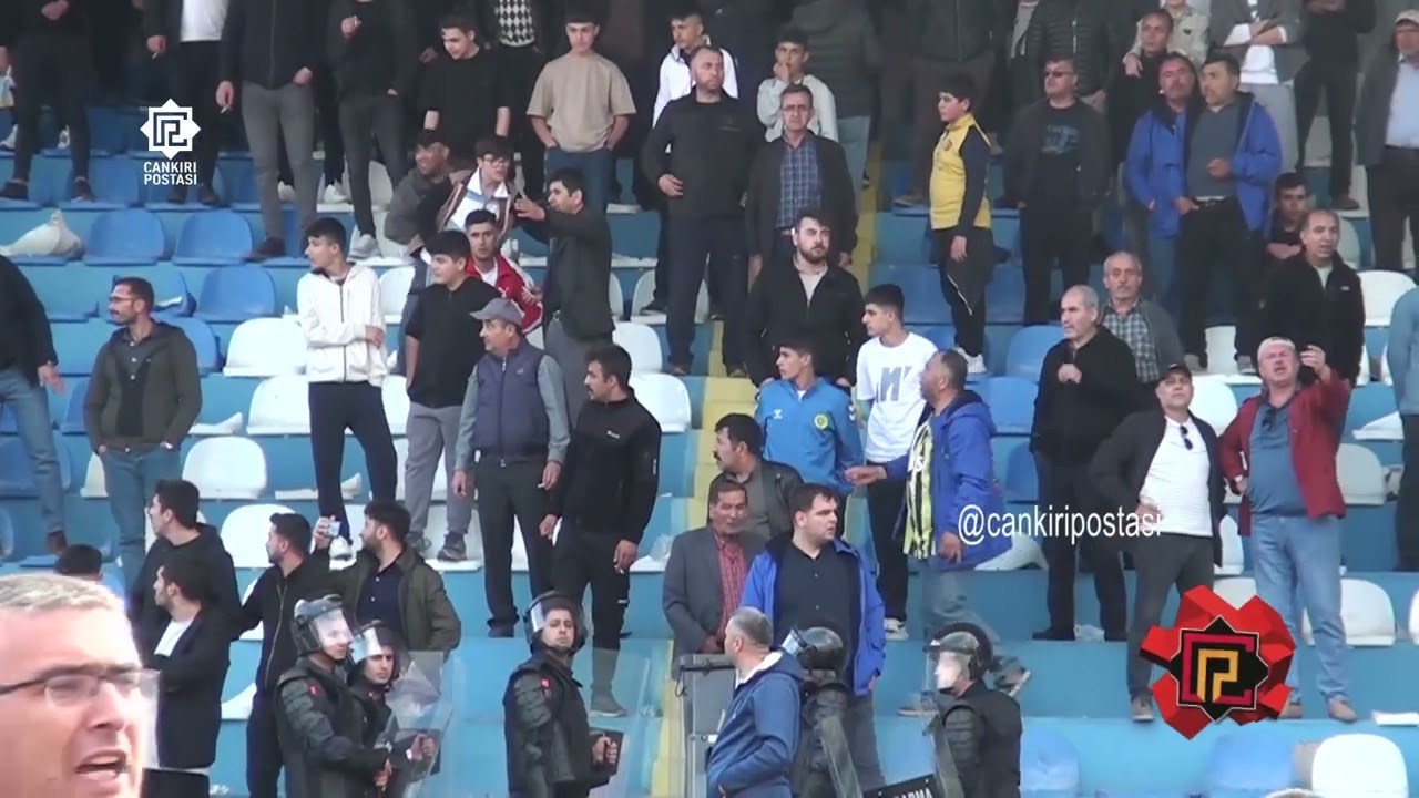 Çankırı FK - Çubukspor mücadelesine provokasyon gölgesi düştü
