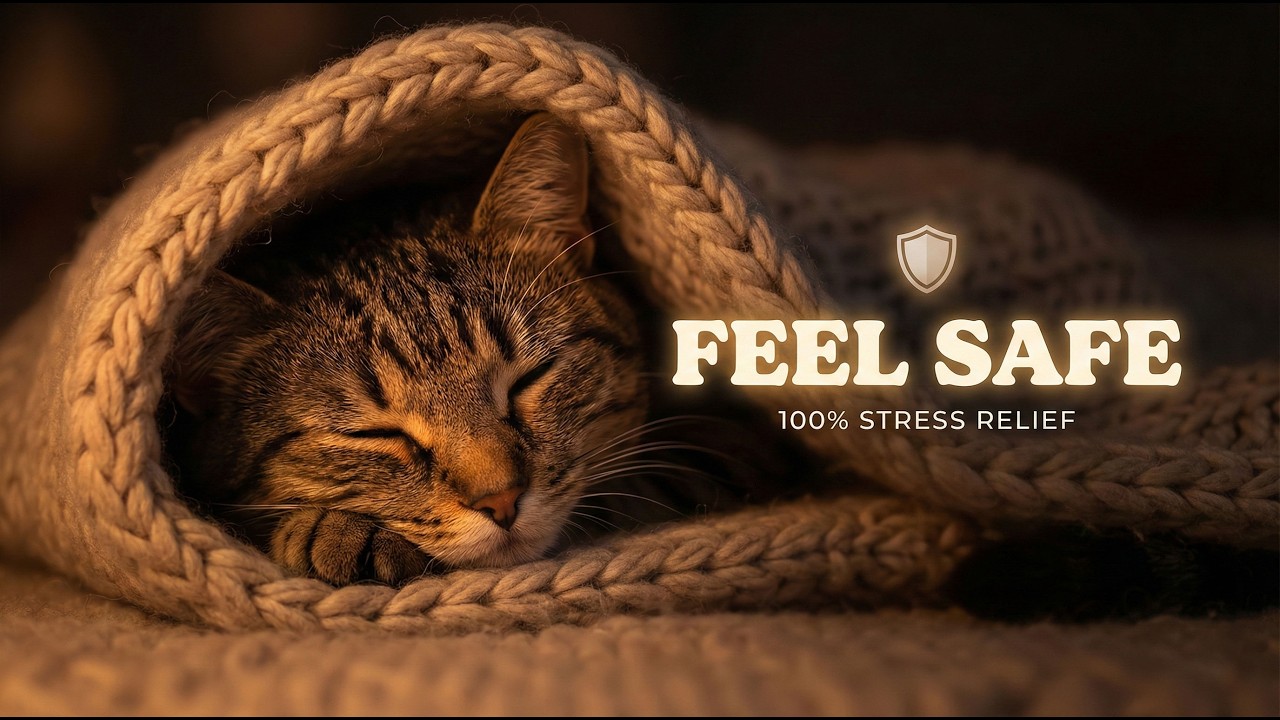 Stress Relief Music for Cats 🐾 Deep Relaxation Melodies to Help Your Cat Feel Safe, Calm and Rested