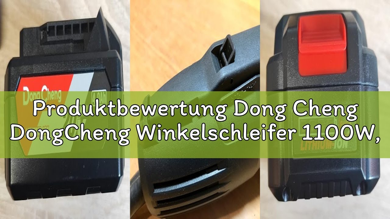 Produktbewertung Dong Cheng DongCheng Winkelschleifer 1100W, 125mm, Leerlaufdrehzahl:11.800min-1, Sc