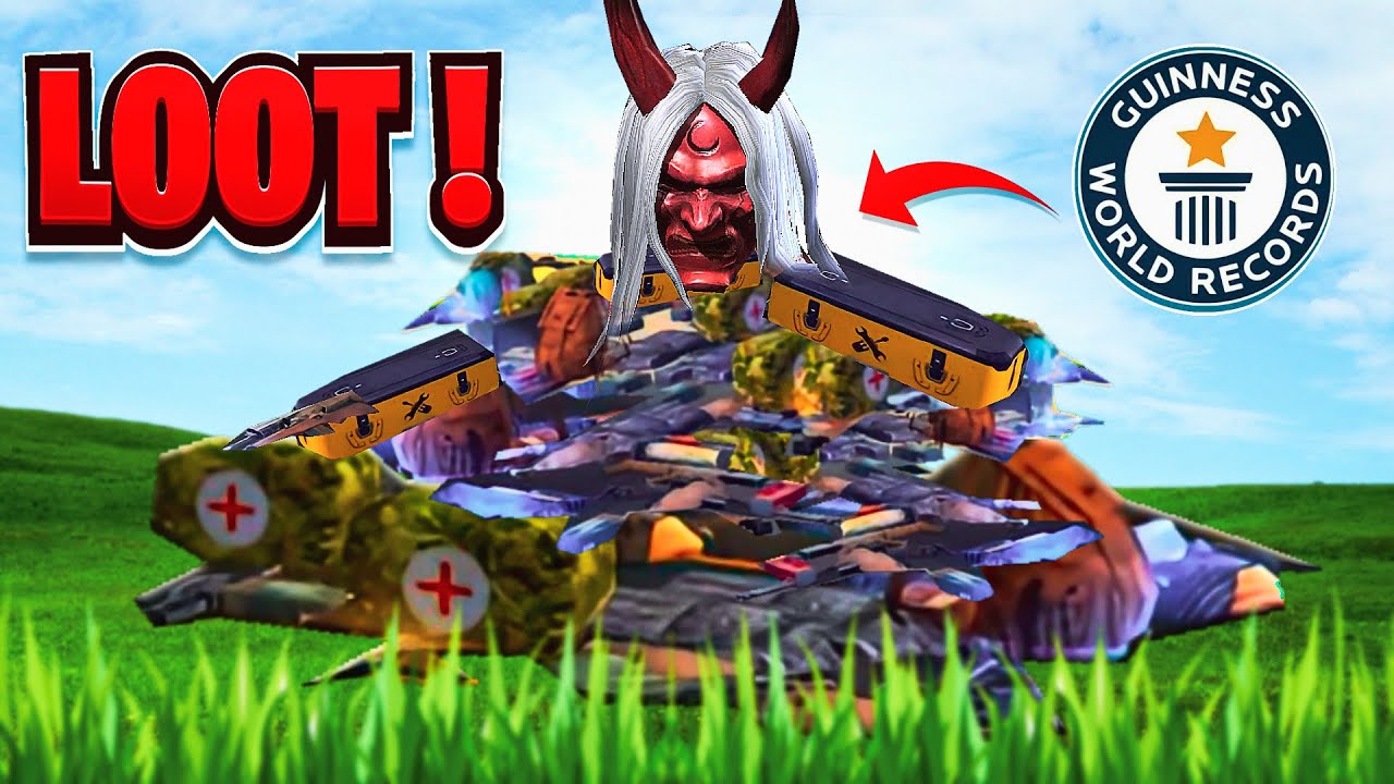Я собрал огромную кучу добычи! Лучшие места для добычи в Free Fire | Новый рекорд