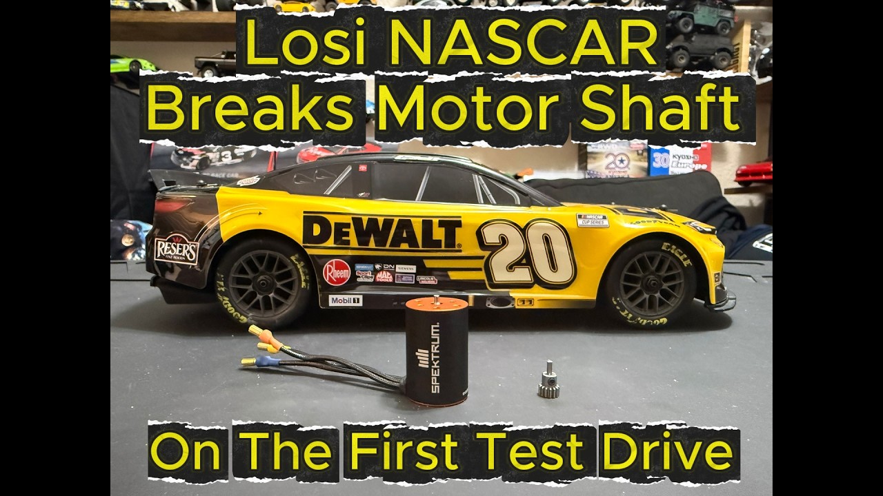 Losi NASCAR Upgraded Spektrum Brushless System Surprised ME At What Happened on the First Run | RC