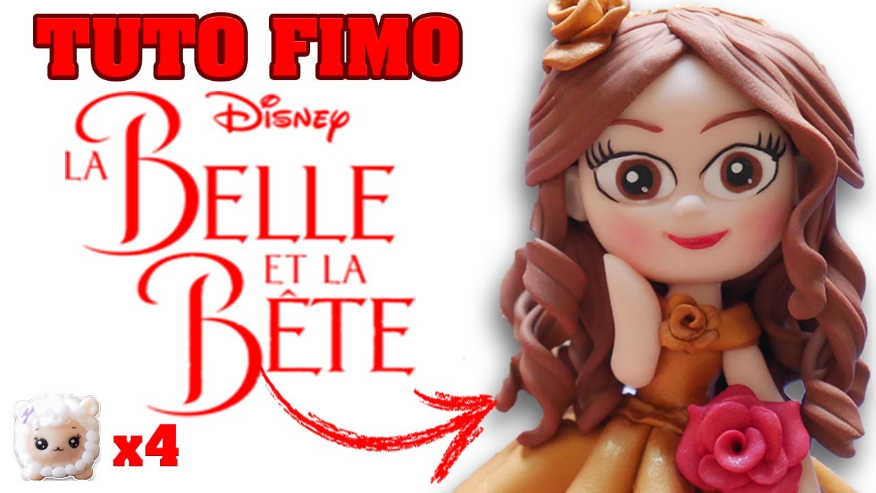 TUTO FIMO - BELLE ( Belle et la Bête/ Beauty and the Beast)