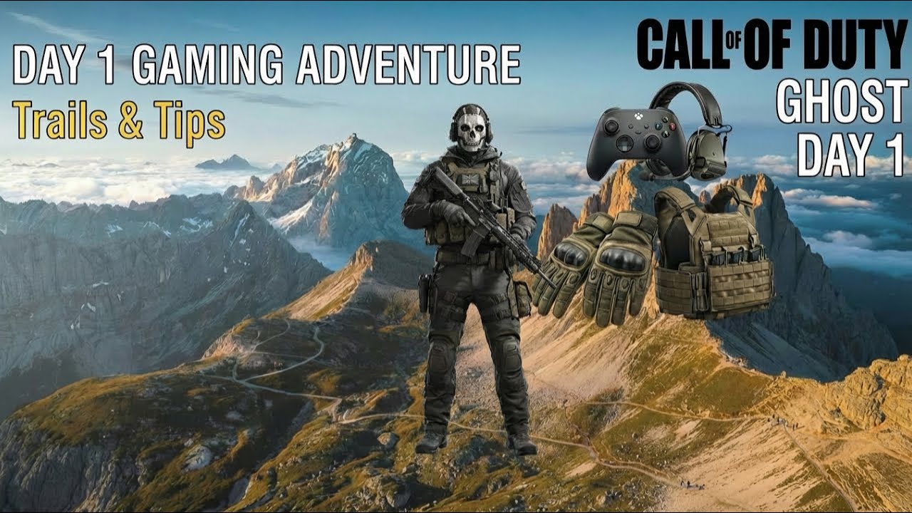 DAY 1 in the GREATEST Singleplayer Survival Game of this Year..call of duty ghost