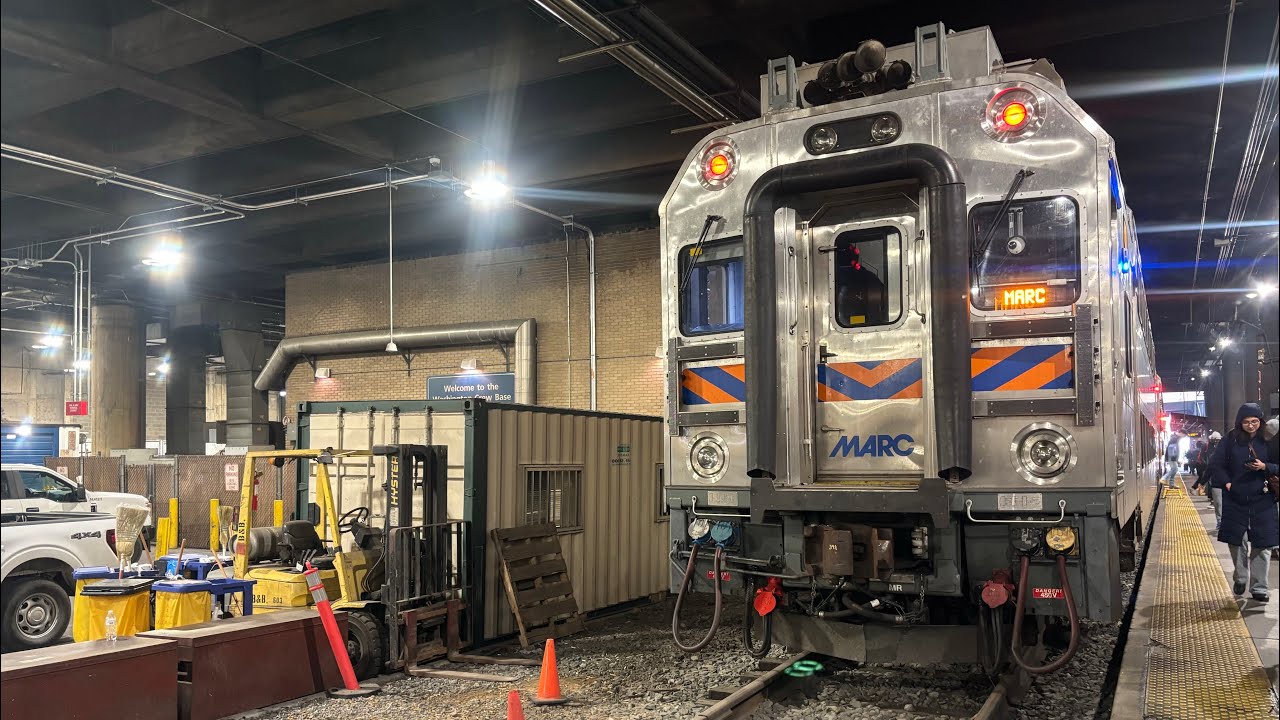 MARC Train #427 Full Ride (Baltimore,MD Penn Station - Washington.D.C Union Station)