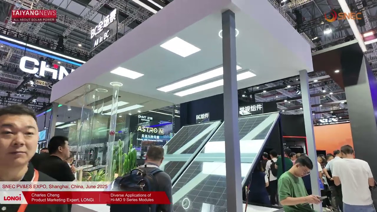 LONGi Speaks About Hi-MO 9 & Hi-MO X10 To TaiyangNews At SNEC 2025