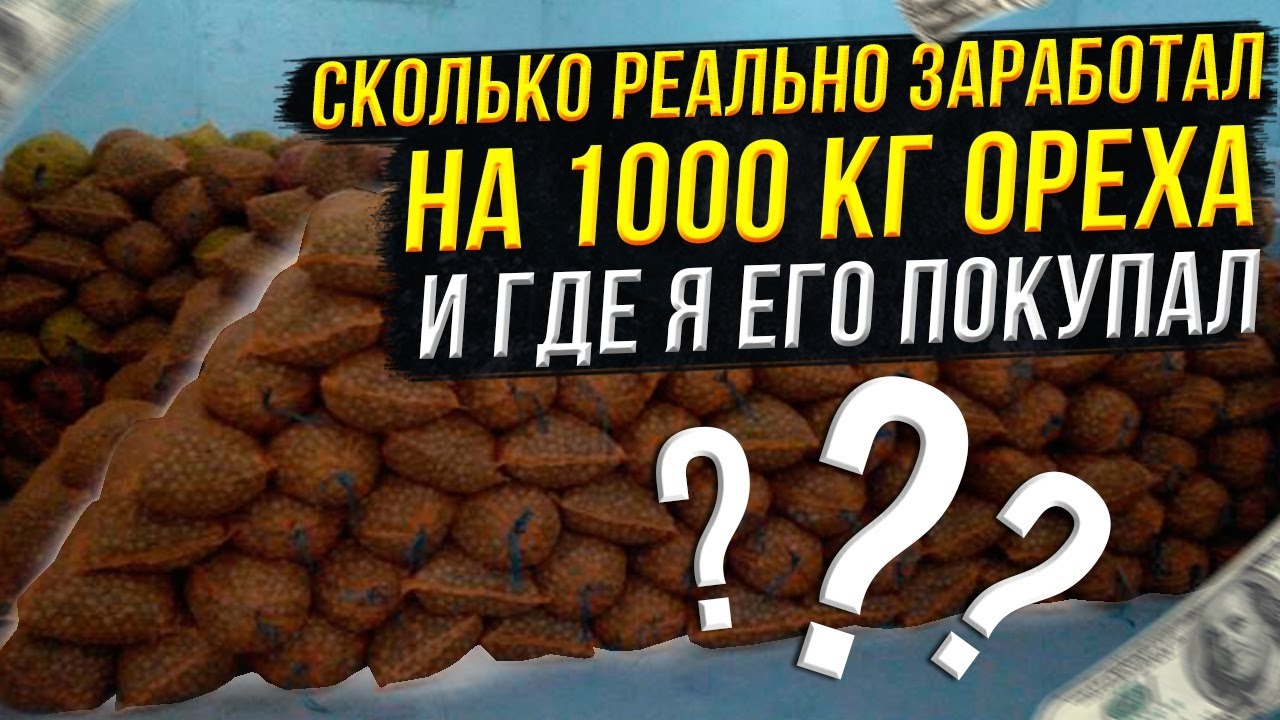 Сколько я реально заработал на 1000кг грецкого ореха и где его купить???