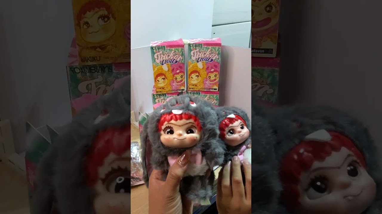 Unboxing Fox and Bunny trick or treat blind boxes