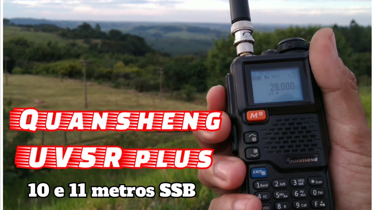 Escutando 10 e 11 metros em SSB no Quansheng UV5R plus.