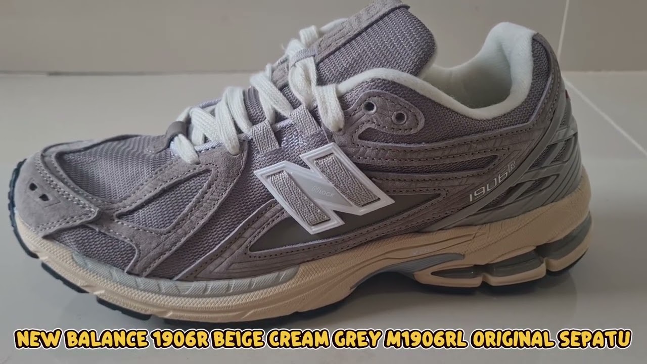 Sebelum beli sepatu New Balance 1906R Beige Cream Grey M1906RL Original Nonton Vidio ini dulu ye...