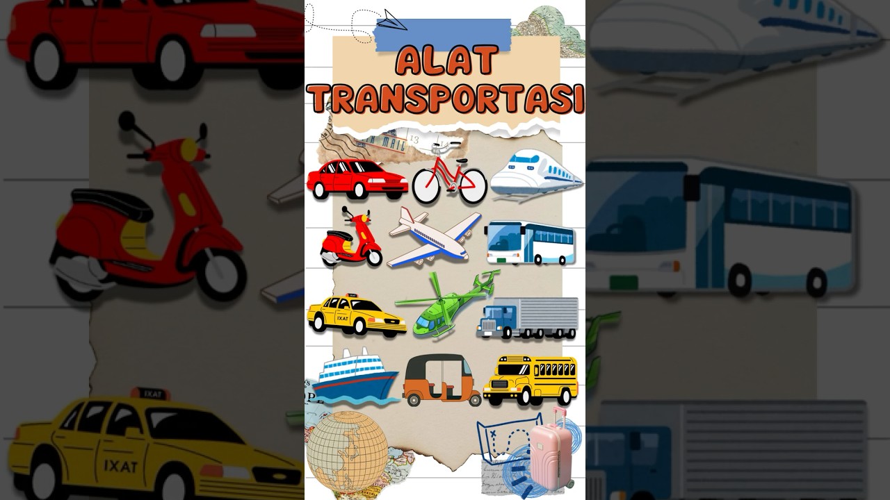 Yuk Belajar Mengenal Alat Transportasi #edukasianak #kendaraan #edukasianakpintar #pesawat #kapal
