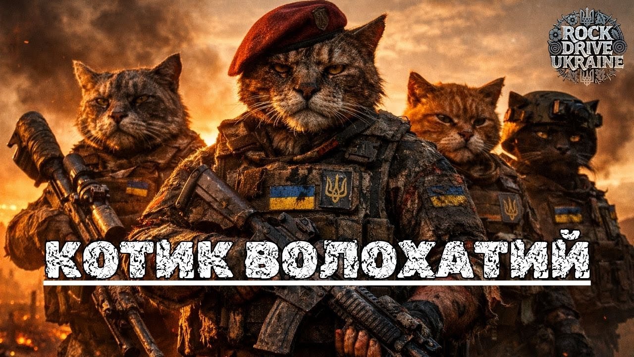 Котик Волохатий- Кавер версія на Дитячу пісню в Рок стилі. Rock Drive Ukraine 2026