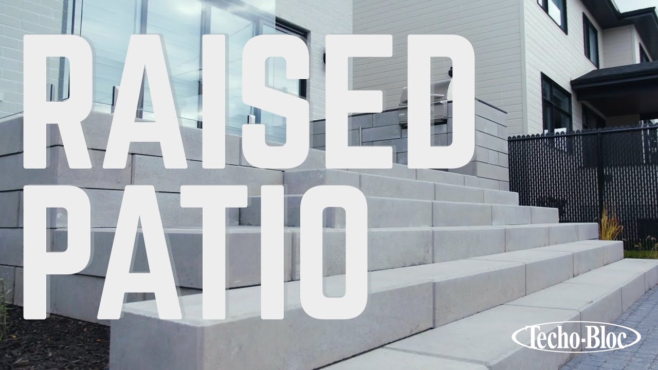 How To Build a Raised Patio on a Permeable Base