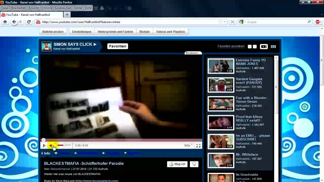 INTERNETMÜLL -HALFCASTKID ACCOUNT PART 2