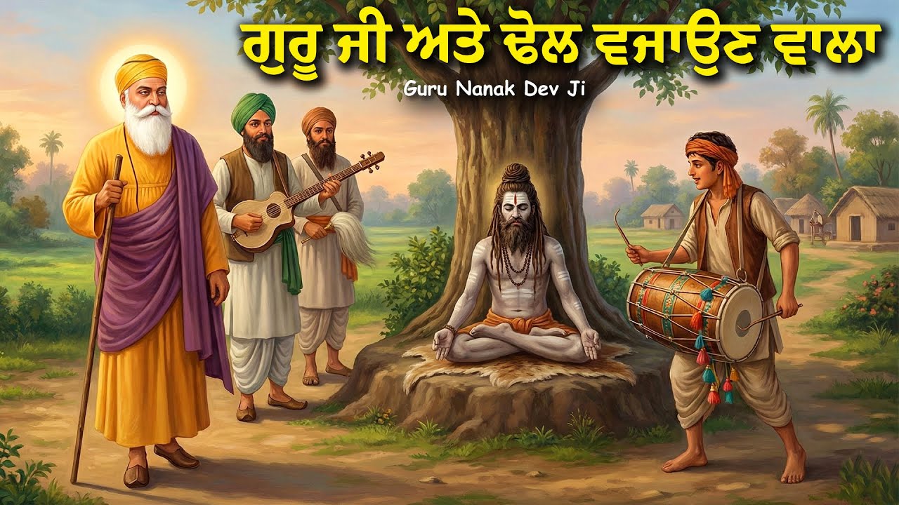 ਗੁਰੂ ਜੀ ਅਤੇ ਢੋਲ ਵਜਾਉਣ ਵਾਲਾ ਦੀ ਸਾਖੀ | Guru Nanak Dev Ji Itihas | Ikk Rang