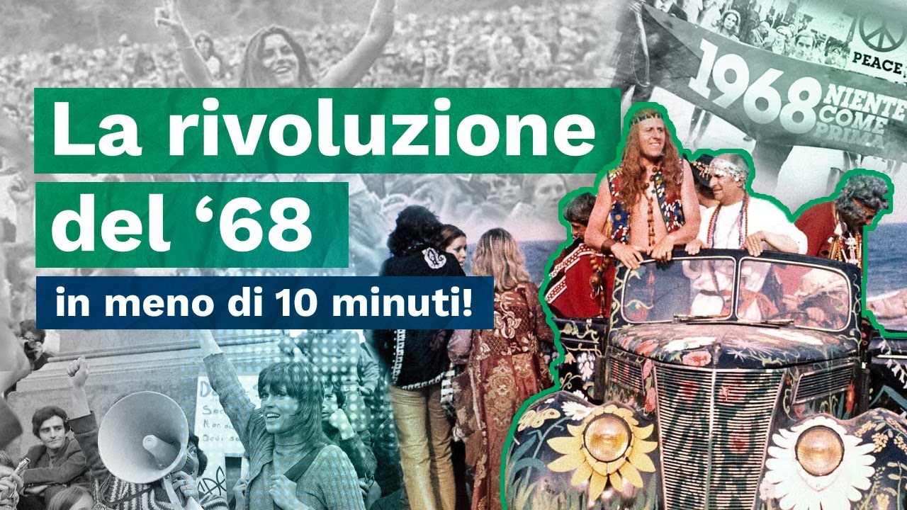 LA RIVOLUZIONE DEL '68 in meno di 10 MINUTI per la MATURITÀ