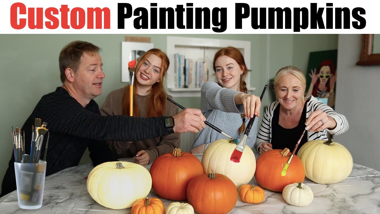 Custom Painting Pumpkins *DIY Halloween Autumn/Fall Decor | R Studios