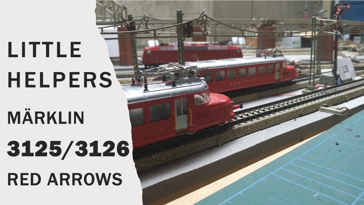 Little Helpers - Märklin SBB Red Arrows (aka Roter Pfeil) 3125/3126