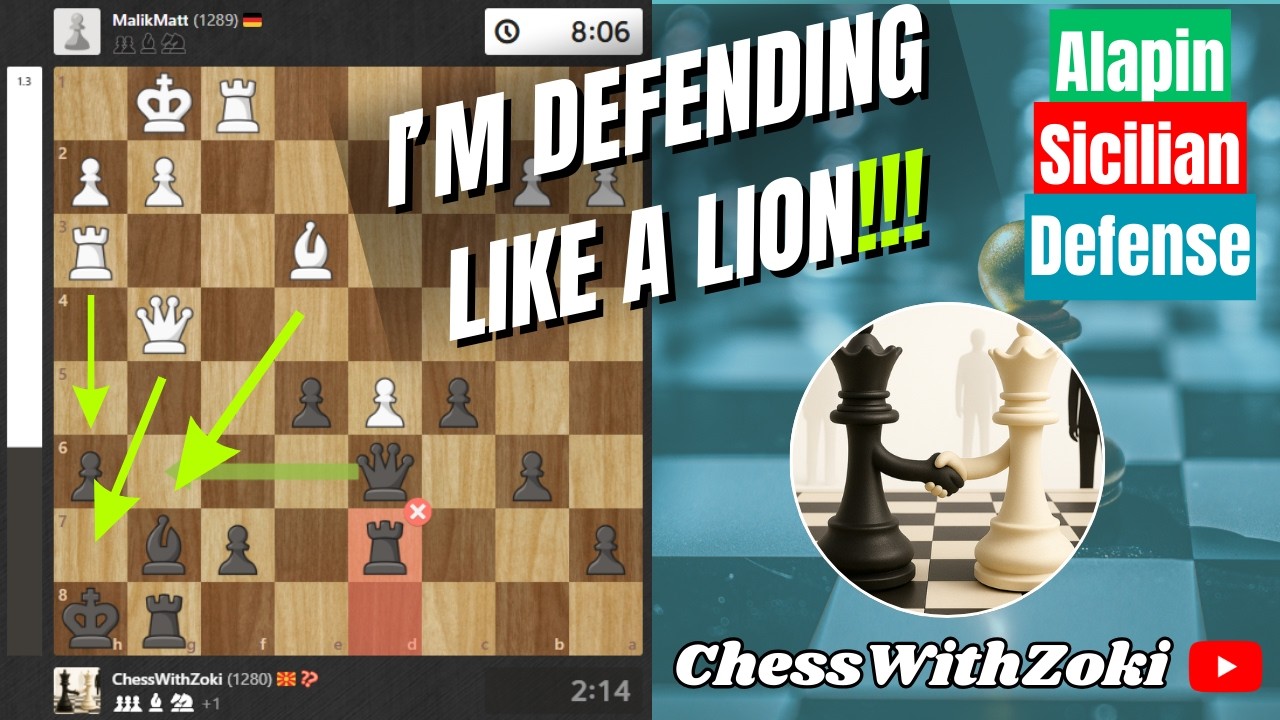 Alapin Sicilian Defense - Tripple Attack