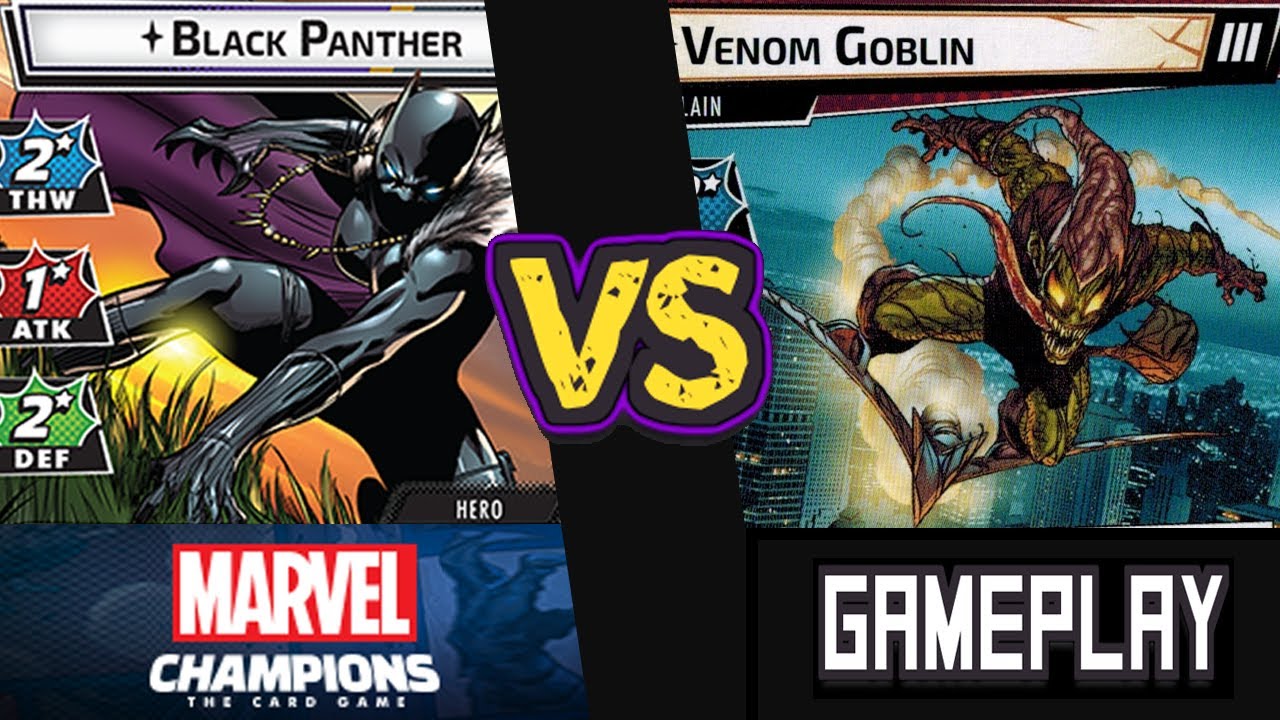BLACK PANTHER SHURI vs VENOM GOBLIN (Expert) Marvel Champions Playthrough