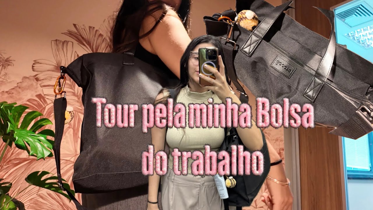 Tour pela minha bolsa de trabalho | TOTE Daily GoCase: cabe TUDO!