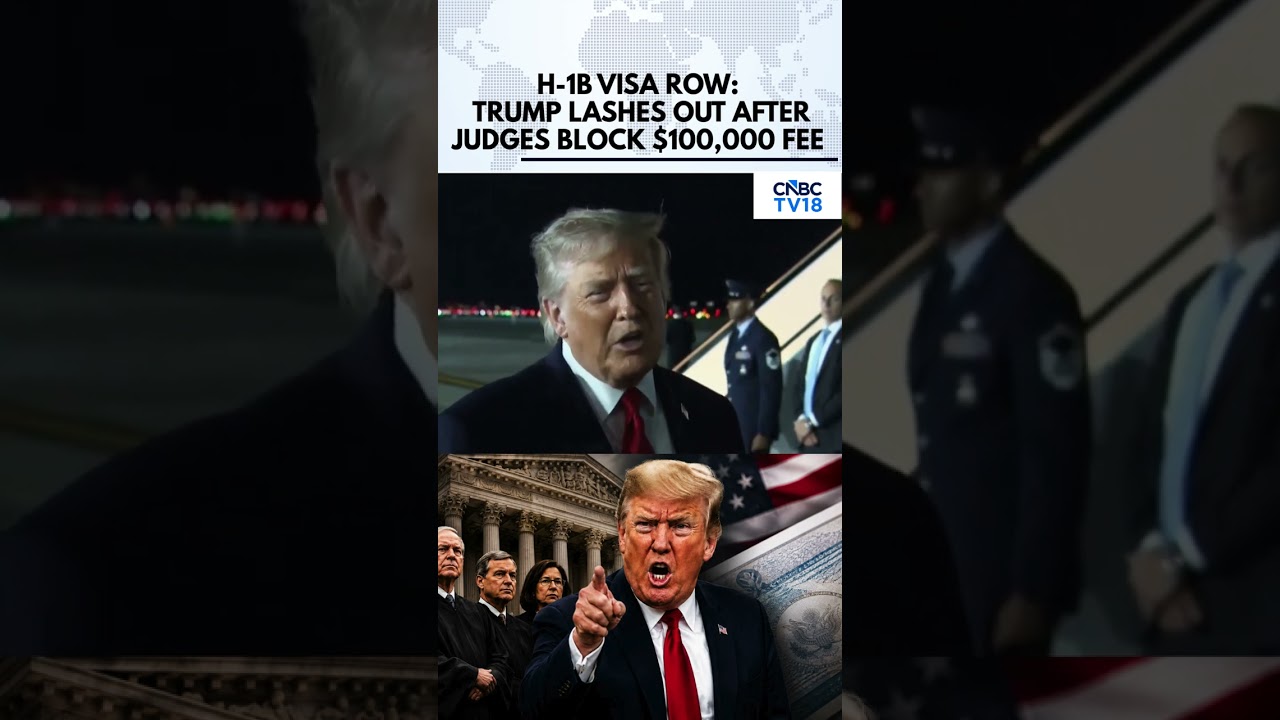 Дональд Трамп отреагировал на блокировку судом пошлины в 100 000 долларов за визу H-1B и раскрити...