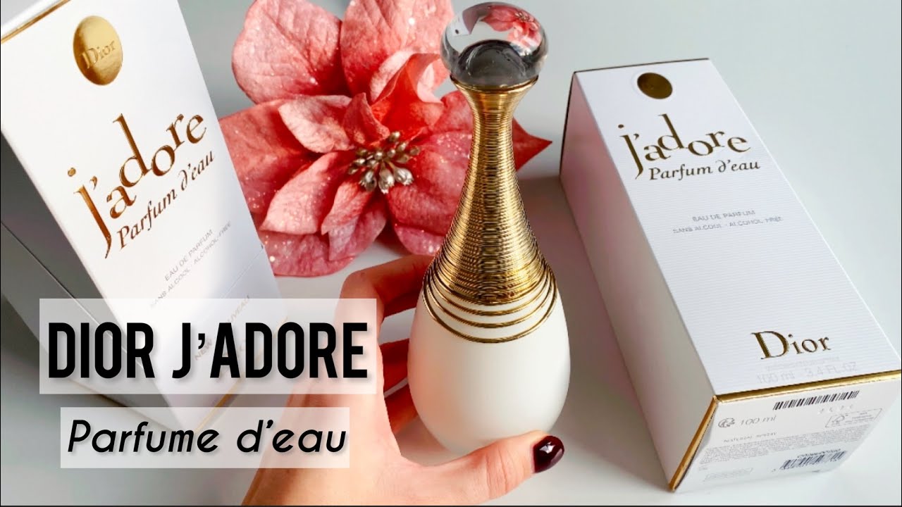 UNPACKING DIOR 🌼J'adore Parfum d'eau 🌸 A harmony of jasmine sambac, neroli and magnolia 🌷