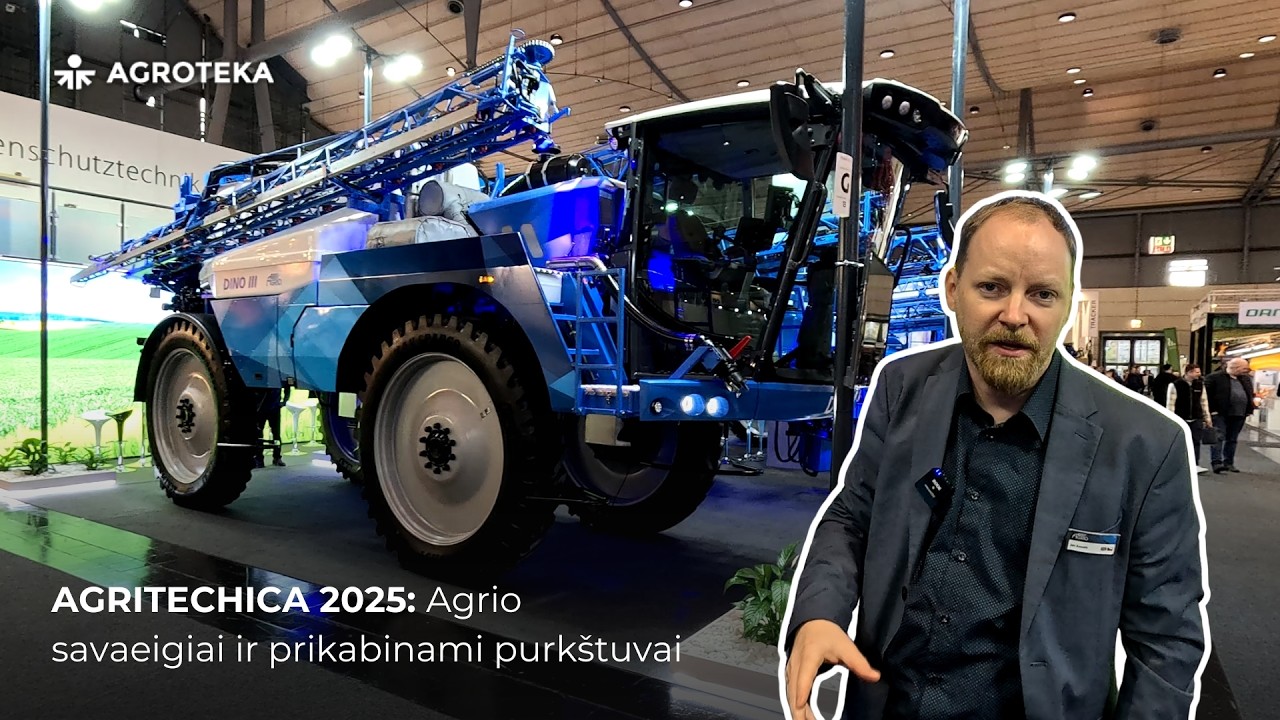 AGRIO savaeigiai ir prikabinami purkštuvai – tiksliam purškimui | Agritechnica 2025 | Agroteka