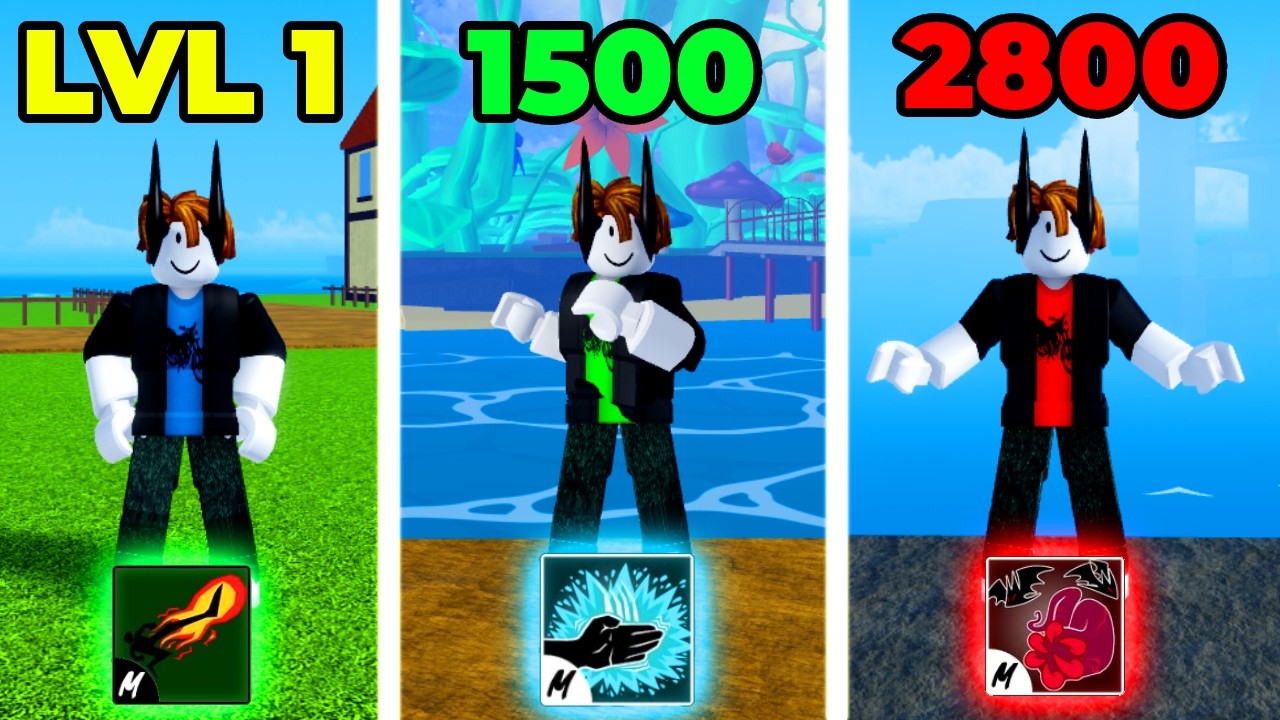 Noob To Max Using FIGHTING STYLES Only In Blox Fruits