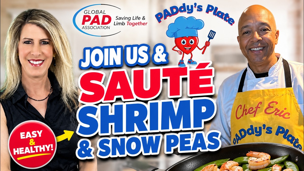 How To Make Shrimp & Snow Peas To Help Your Circulation | PADdy&rsquo;s Plate with Chef Eric