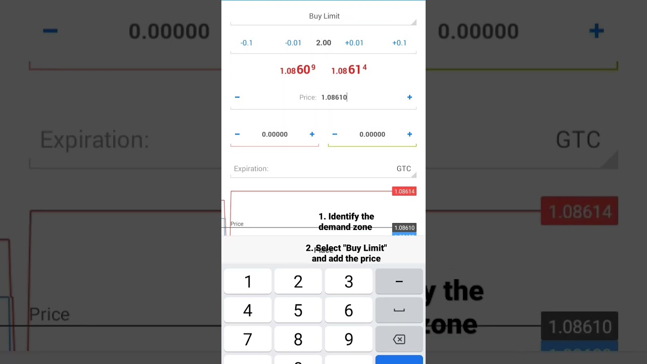 How to set Buy Limit #forex #Buy #limit