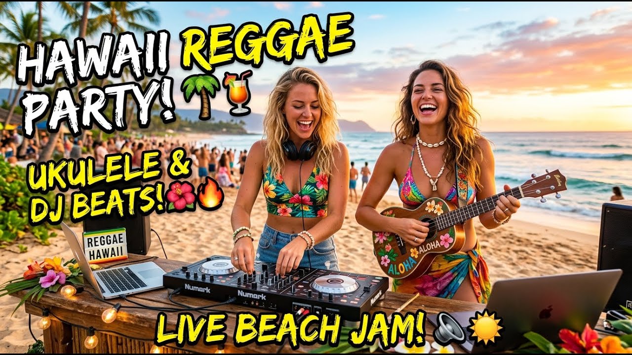 Hawaiian Reggae Chill 2026 🌊 Tropical Island Reggae for Stress Relief
