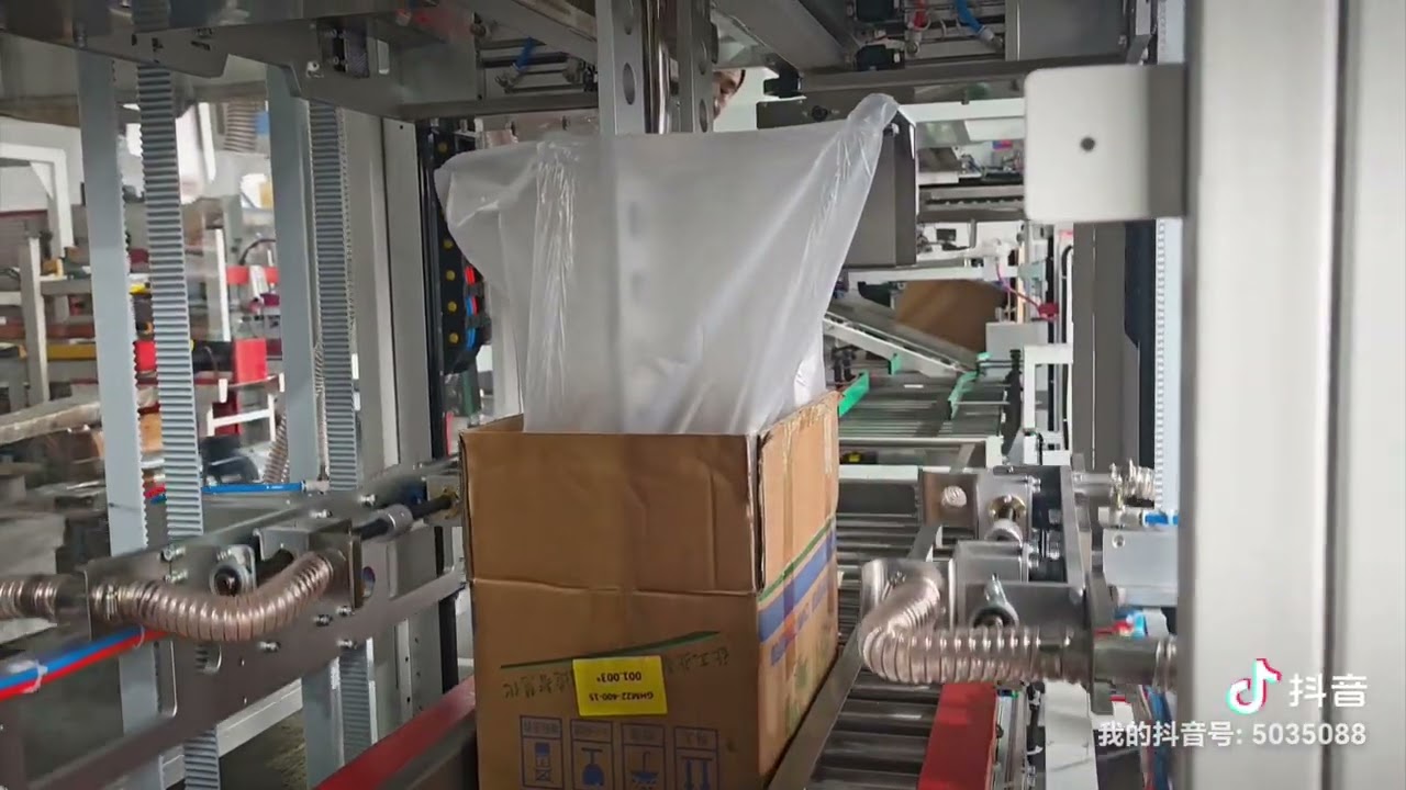 Automatic bagging equipment for tallow and mutton fat