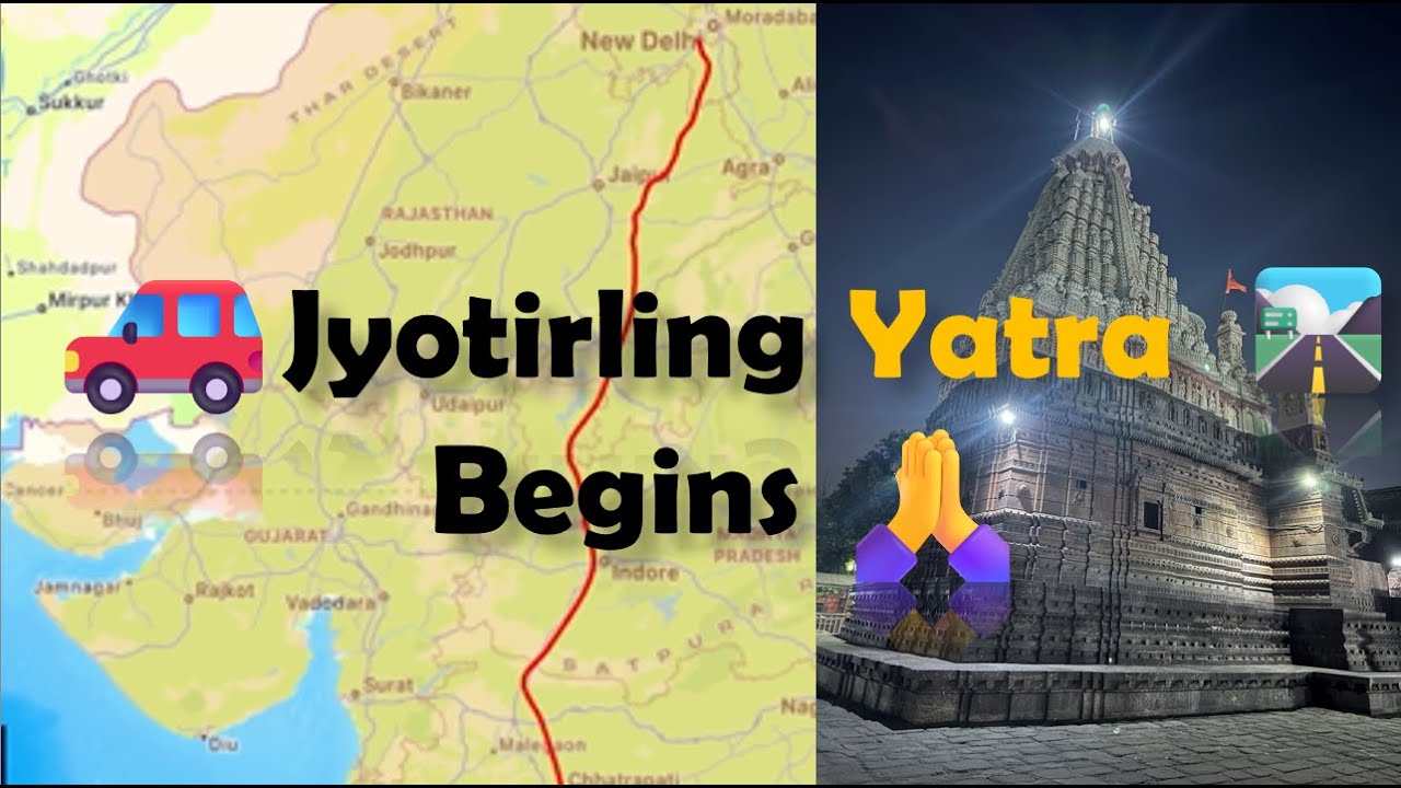 Brother‑in‑Law Duo on road trip 🚗 Jyotirling Yatra  Gurgaon to Grishneshwa