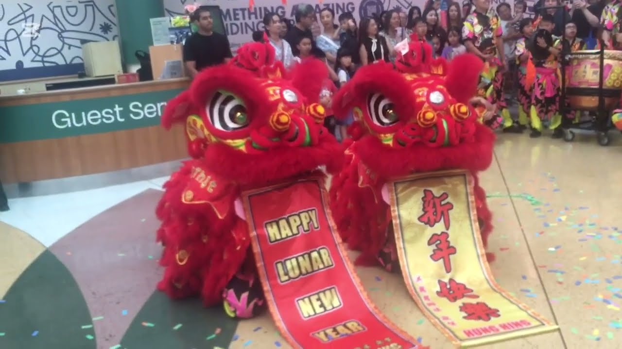 Lion Dance 2026 CNY At Parkmore Shopping Centre In Keysborough, VIC