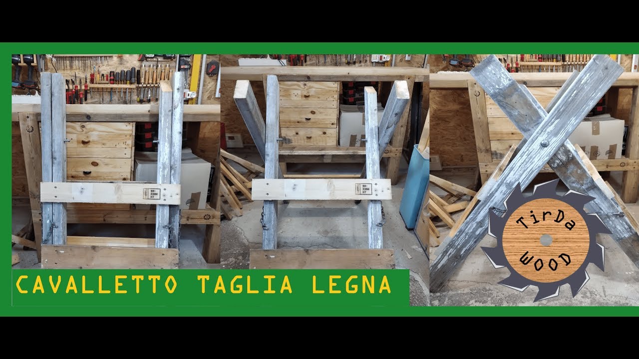 Cavaletto per taglio legna