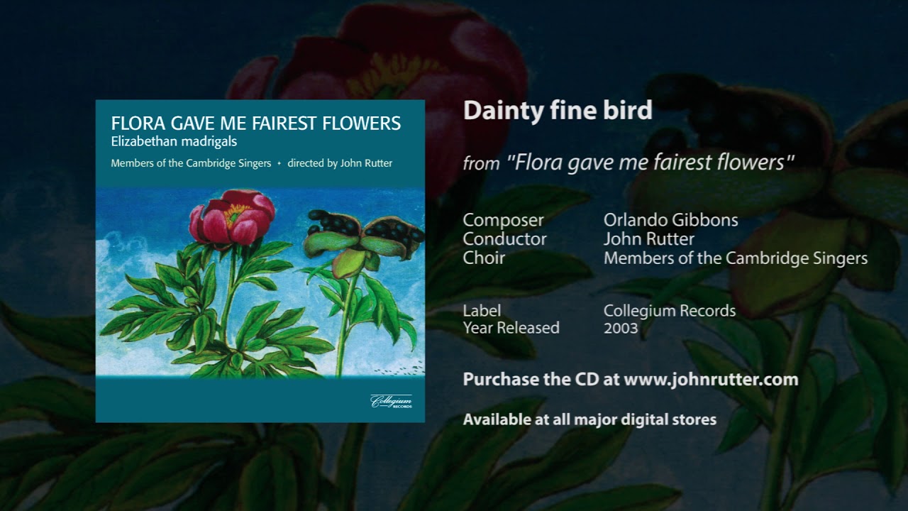 Dainty fine bird - Orlando Gibbons, John Rutter, Members of the Cambridge Singers