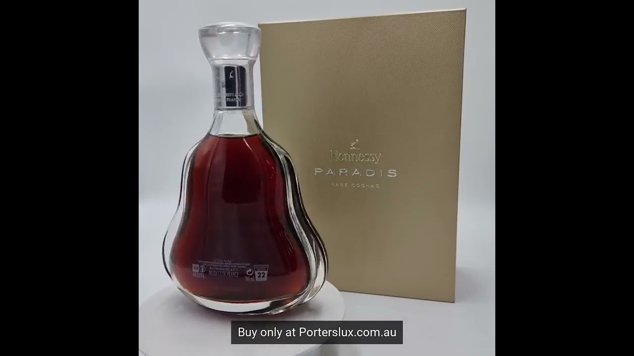 Extremely Rare: Hennessy Paradis Cognac Signed Bottle 700ml | Buy only at Porterslux.com.au