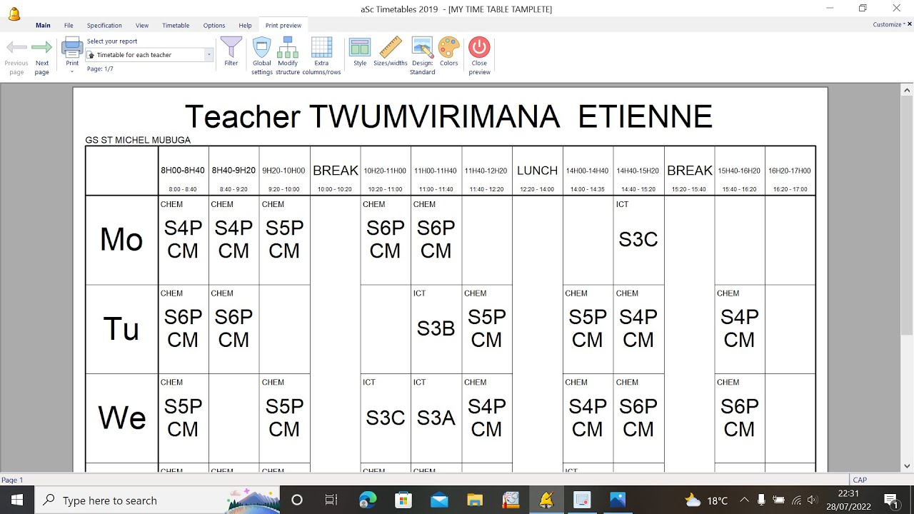 MAKING  SCHOOLS AND COLLEGES TIMETABLE || aSc  Timetables Software