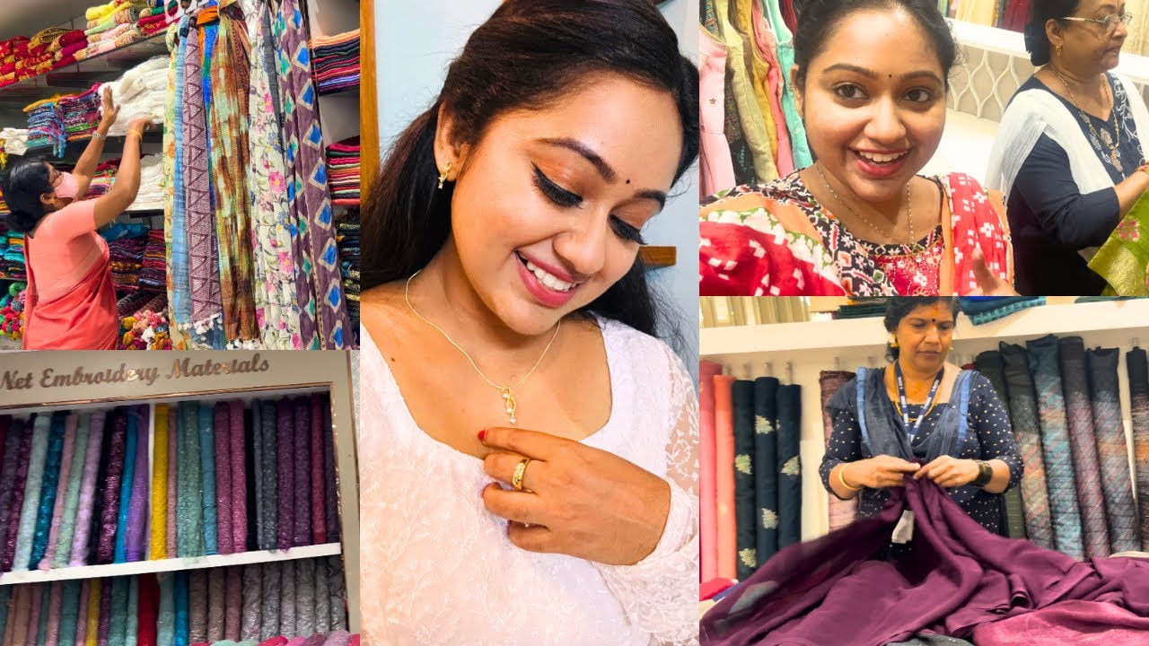 Shopping Churidhar material for New serial | meghna | Anarkali