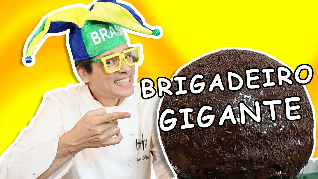 TENTEI FAZER UM BRIGADEIRO GIGANTE