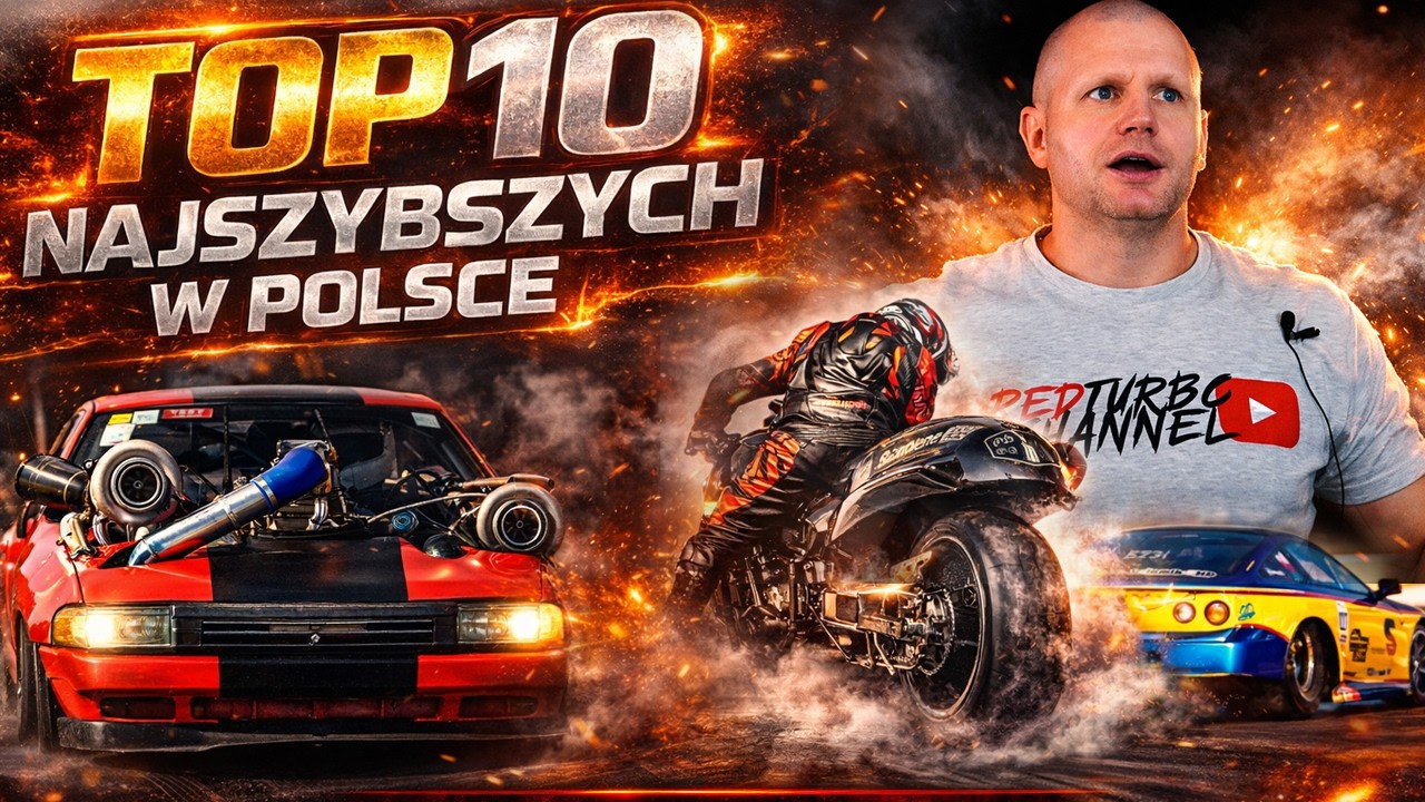 TOP 10 NAJSZYBSZYCH POJAZD&Oacute;W w Polsce! Auta i motocykle, kt&oacute;re urywają głowę