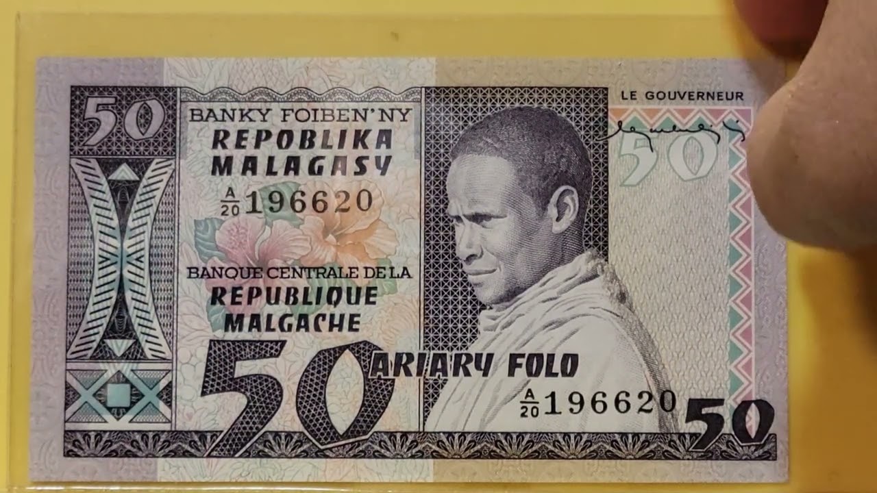 Hibiscus Flowers On Banknotes