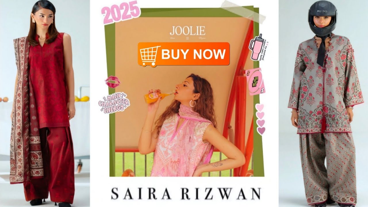 Saira Rizwan🤩 New Joolie🔥 Print Cambric Collection 2025