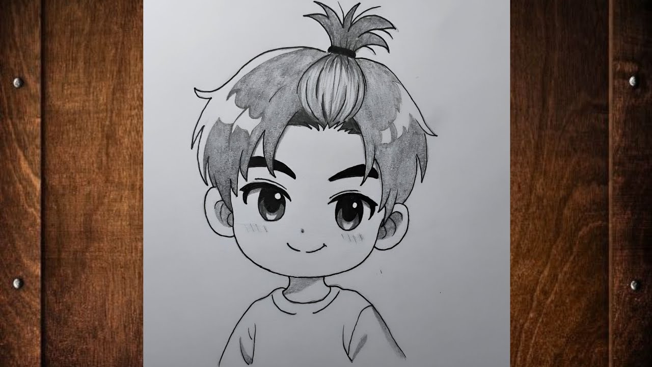How to draw cool anime boy step by step | easy drawing tutorial for beginners